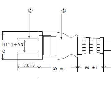 延長コードセット　１５Ａ１２５Ｖ２Ｐ